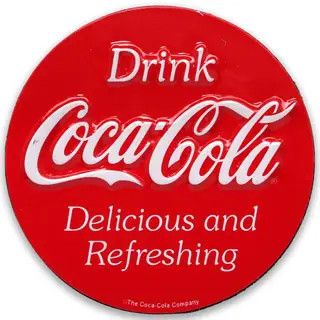 Drink Coca-Cola Embossed Magnet