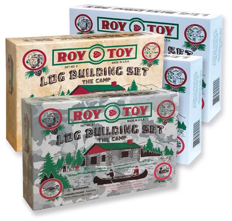 Roy Toy 1930's Log Building Set