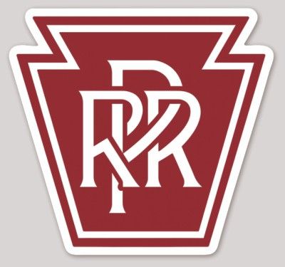 Sticker Pennsylvania Railroad Keystone 1920's