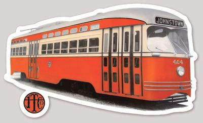 Sticker Johnstown Traction Co. PCC Streetcar