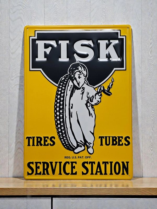 Steel Sign Fisk Tires