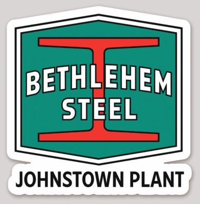 Sticker Bethlehem Steel Johnstown Plant
