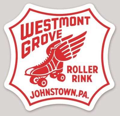 Sticker Westmont Grove Roller Rink