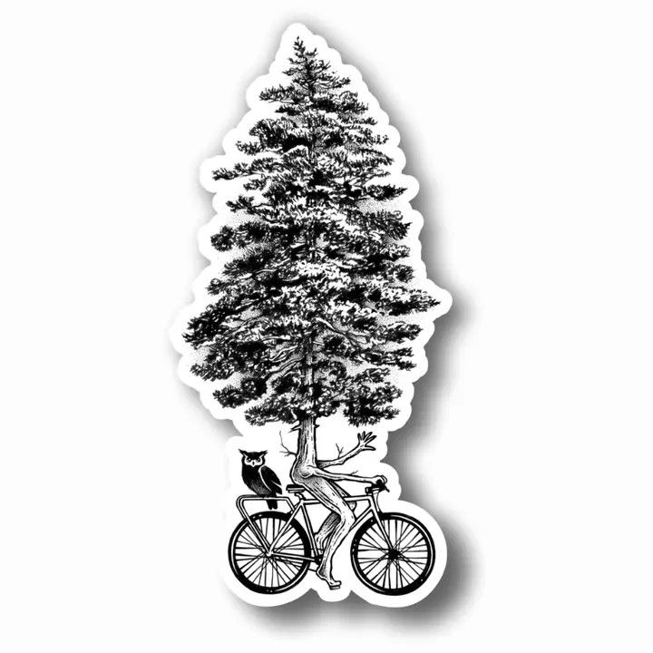 Life On Wheels Bike Sticker - Biking Decal, Bicycle Sticker