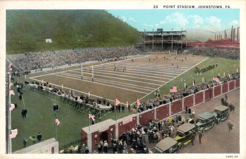 Postcard Reissue Point Stadium 1920s