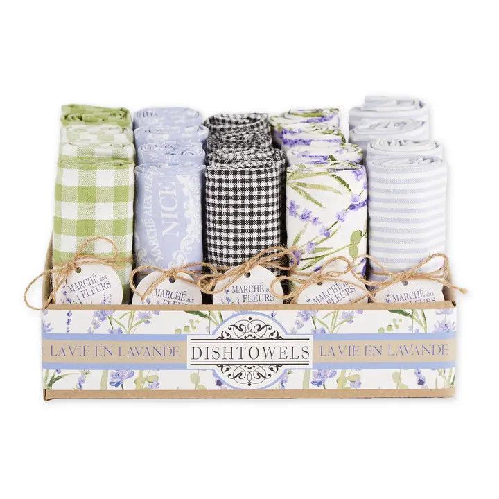 Life in Lavender Assorted Dishtowels- Each