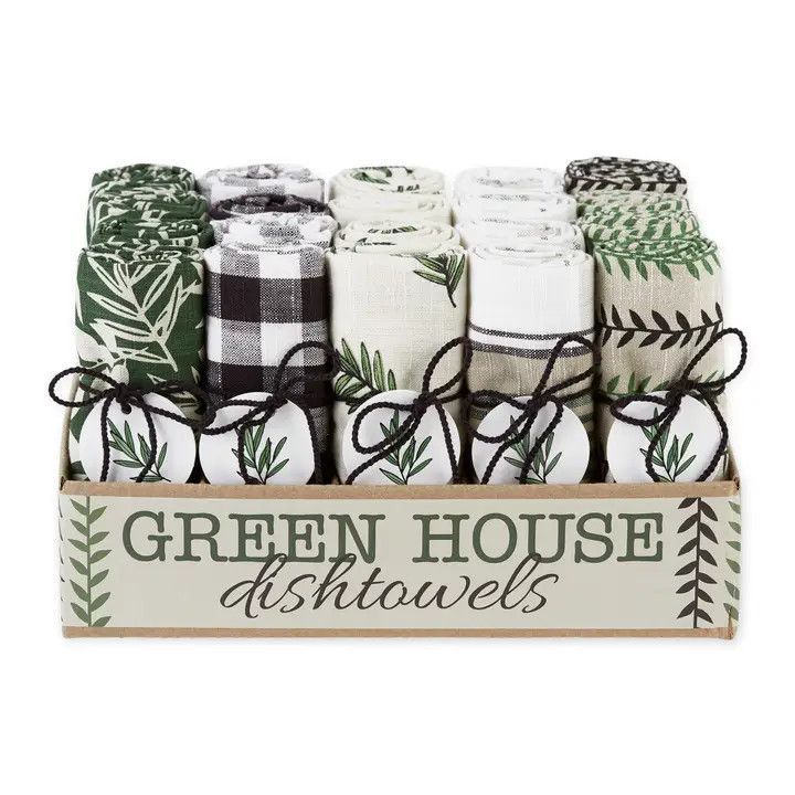 Green House Assorted Dishtowels- Each