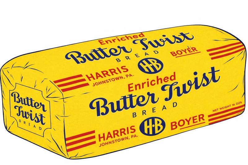 Sticker Harris Boyer Bread Johnstown, PA