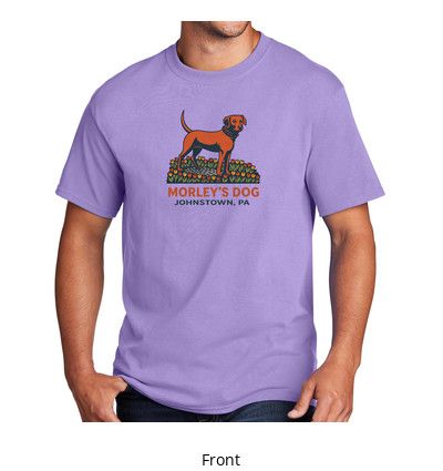 Medium T-Shirt Morley's Dog, Lavender