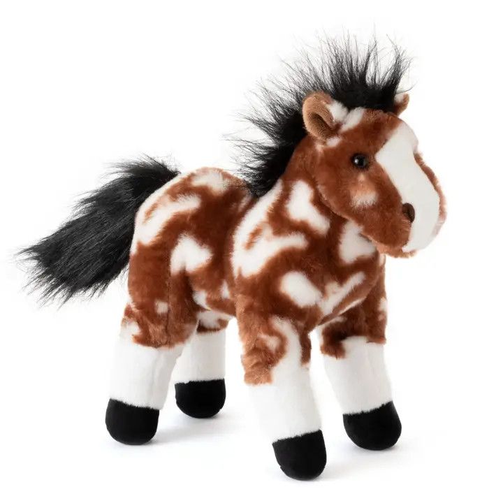 12" (30cm) Standing Horse Painted / Pinto Farm/Barnyard Animal