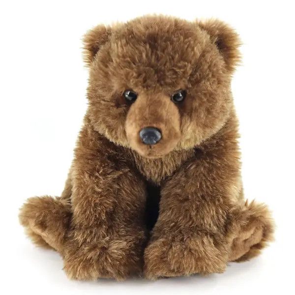12" (25cm) Wild Onez Grizzly Bear Forest Plush