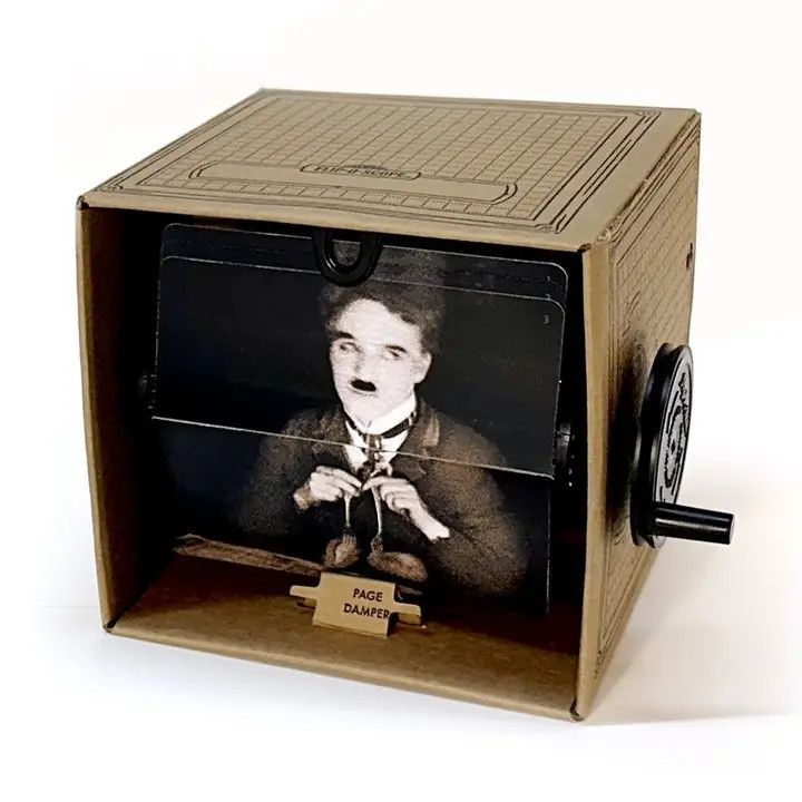 Fliposcope - Charlie Chaplin Diy Flipbook Machine Keepsake