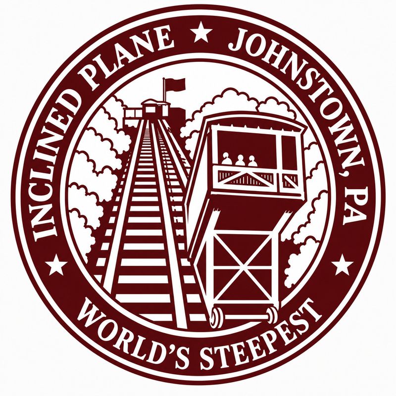 Inclined Plane Logo 3 Inch Round Magnet Buttons