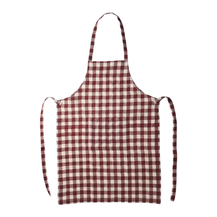Schort rood-wit