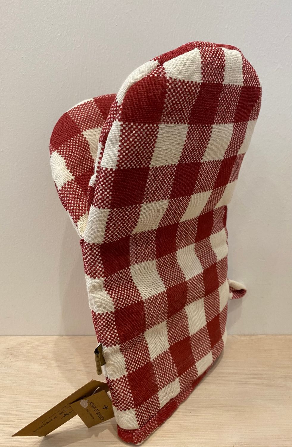 Ovenwant rood-wit