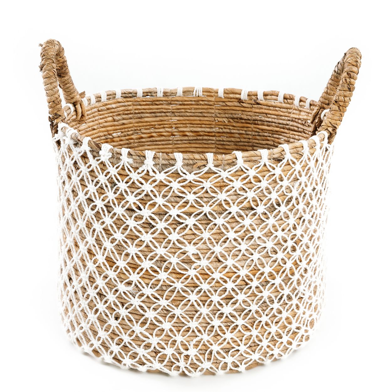 Mand Macramé Stiched Small
