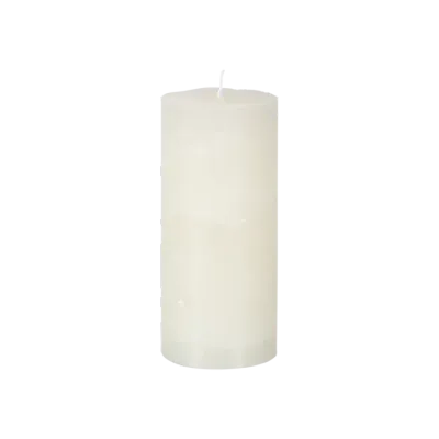 Kaars pillar ivoor large