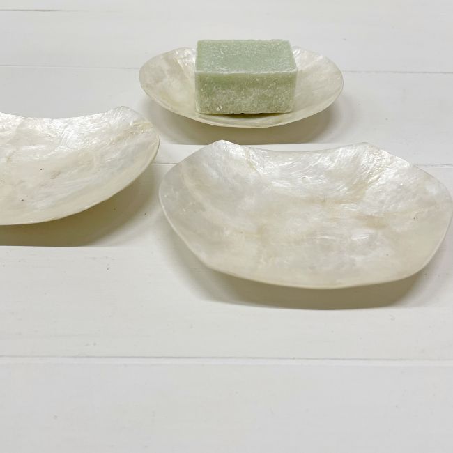 Schaaltje parelmoer 4 hoeken