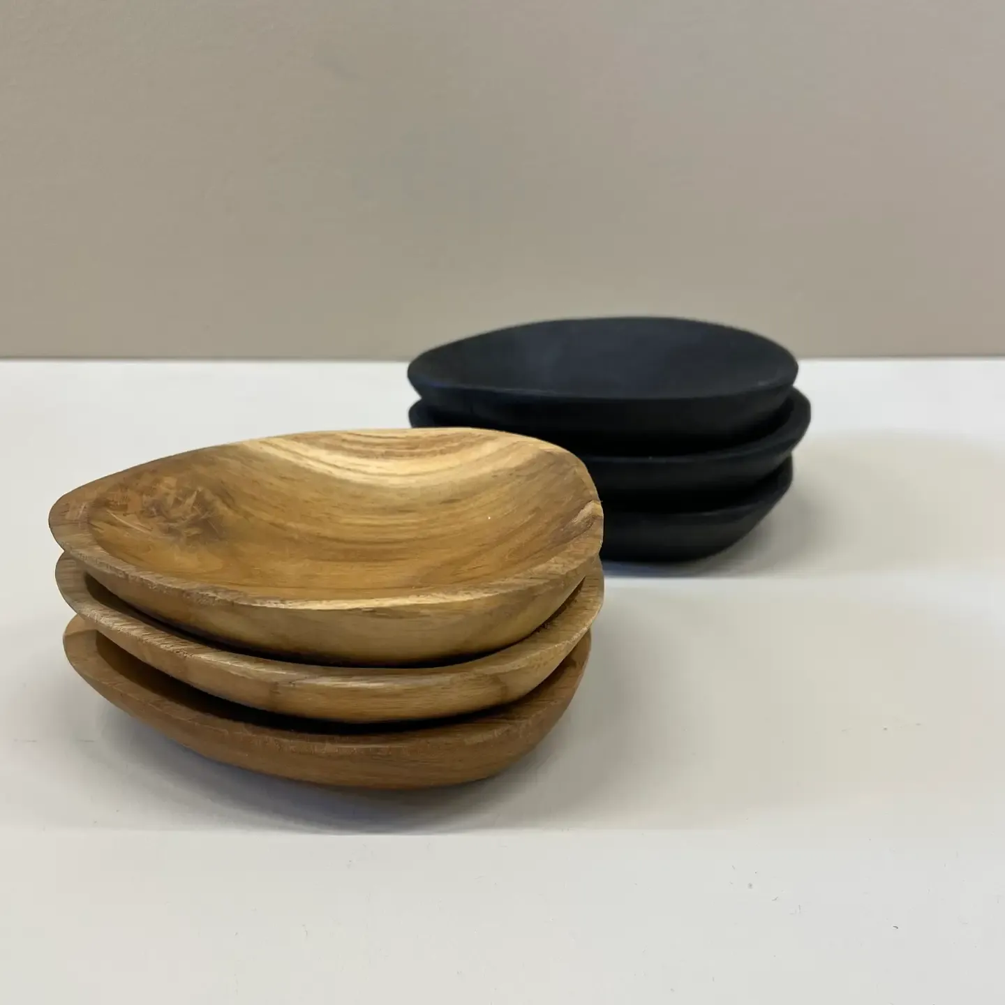 Schaaltje teak - druppel