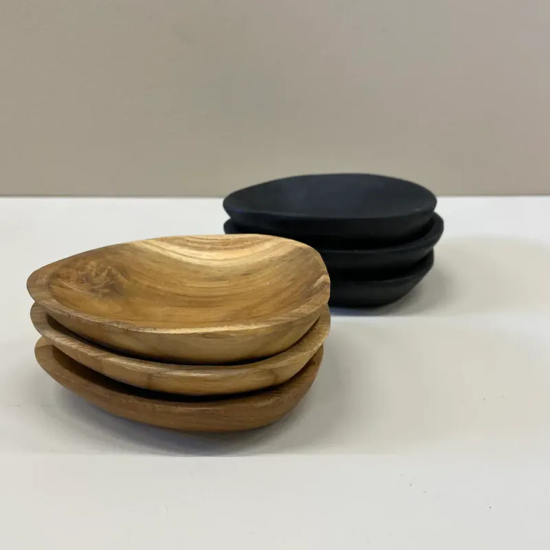 Schaaltje teak - druppel