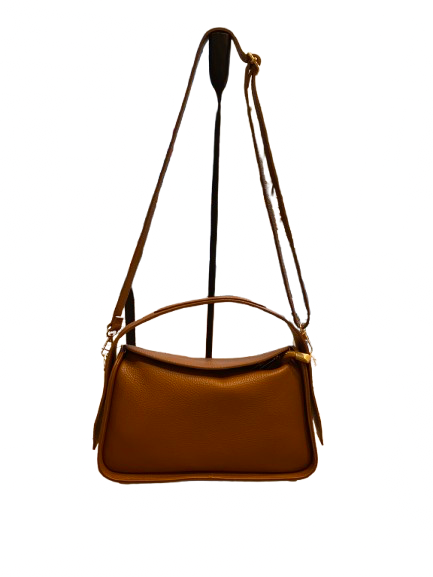 Handtas envelop cognac