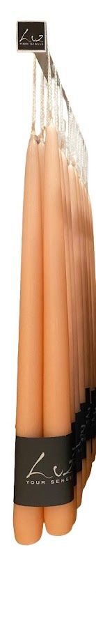 Set tafelkaarsen 30 cm Peach