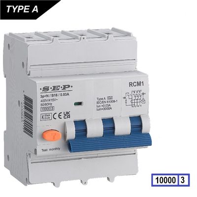 Differentieel automaten 4-polig 10KA