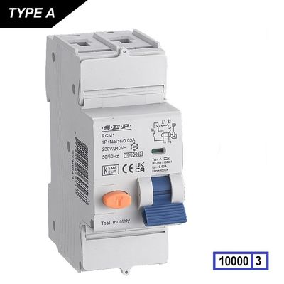 Differentieel automaten 2-polig 10KA