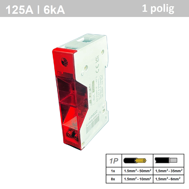 SEP HJ1-9 distributieblok 1p