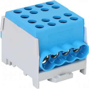 SEP HDB-35/25.3B Hoofdkabel-aftakklem 1x35mm2/3x25mm2 blauw