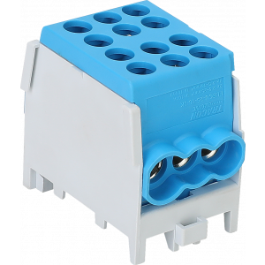 SEP HDB-25/16.2B Hoofdkabel-aftakklem 1x25mm2/2x16mm2  blauw