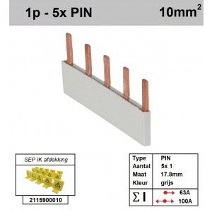 SEP P01005G00 Kam 1f PIN 5p 17,8mm