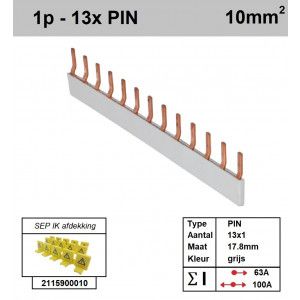 SEP P01013G00 Kam 1f PIN 13p 17,8mm