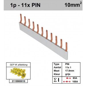 SEP P01011G00 Kam 1f PIN 11p 17,8mm