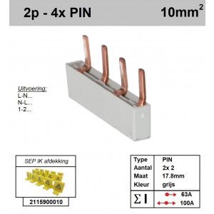 SEP P02004G00 Kam 2f PIN 4p 17,8mm