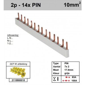 SEP P02014G00 Kam 2f PIN 14p 17,8mm