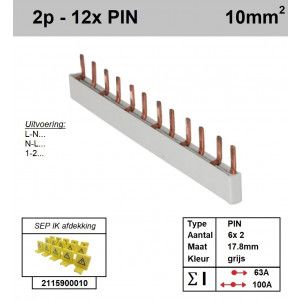 SEP P02012G00 Kam 2f PIN 12p 17,8mm