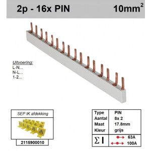 SEP P02016G00 Kam 2f PIN 16p 17,8mm