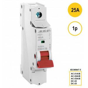 SEP HS1 Hoofdschakelaar 1p 25A (240/415V)