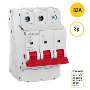 SEP HS1 Hoofdschakelaar 3p 63A (415V)