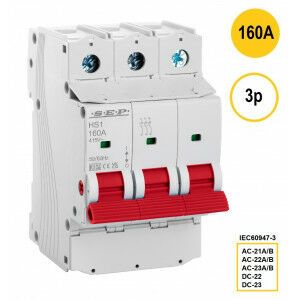SEP HS1 Hoofdschakelaar 3p 160A (415V)