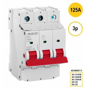 SEP HS1 Hoofdschakelaar 3p 125A (415V)