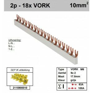 SEP F02018G06 Kam 2f VORK 18p 17,8mm M6