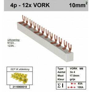 SEP F04012G06 Kam 4f VORK 12p 17,8mm M6