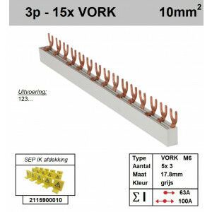 SEP F03015G06 Kam 3f VORK 15p 17,8mm M6