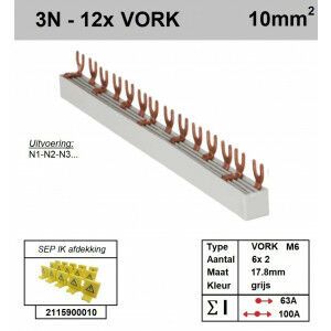 SEP F04012G56 Kam 3f+n VORK 12p 17,8mm M6
