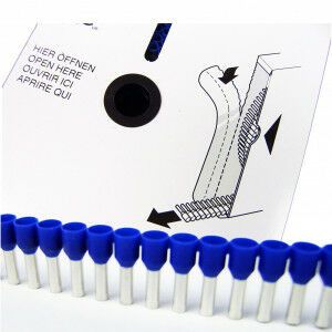 Cassette adereindhuls 0,75mm2 GRIJS (1000)