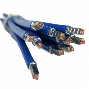 SEP bedrading 6mm2 l=675mm blauw 105gr.