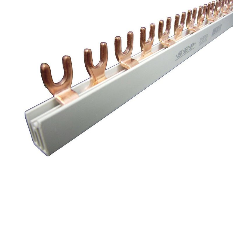 SEP 16F002G06 Kam 2 fase, 16mm2, 54 FORK, M6, 17.8mm, grijs