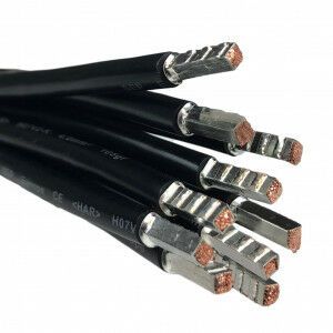 SEP bedrading 2.5mm2 l=500mm zwart 105gr.